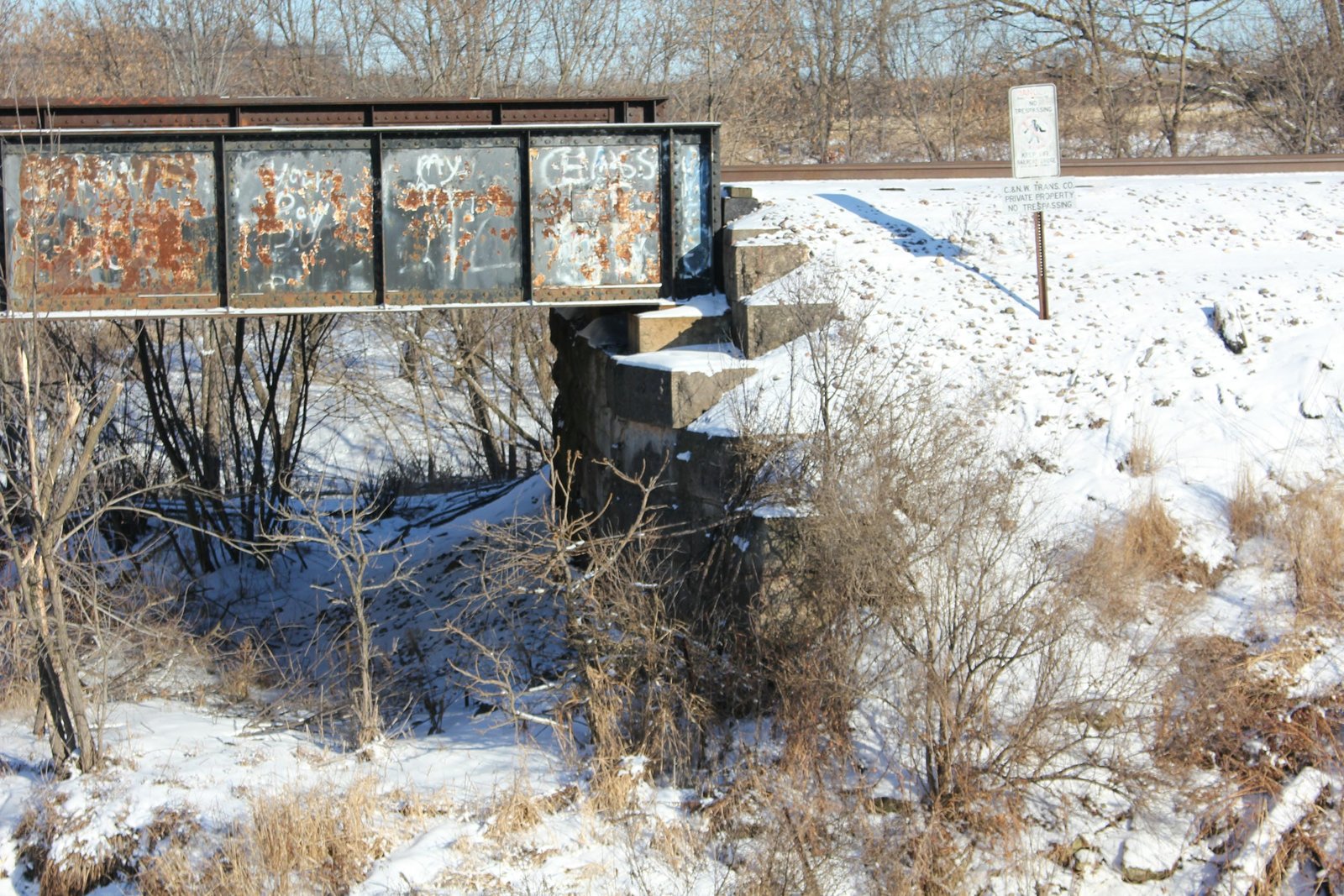 East abutment